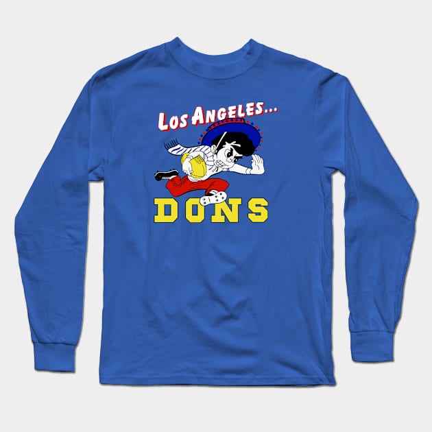 Retro Los Angeles Dons Football 1949 Long Sleeve T-Shirt by LocalZonly